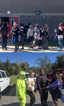 Supportive Services Team at Whitley Elementary Trunk or Treat